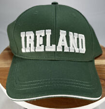 Ireland Green Ball Cap Hat Adjustable Baseball Adult Raised Embroider NWT