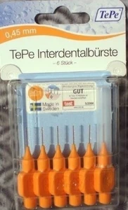 TePe Interdentalbuerste 0,45mm orange 6St 3 Packungen Tepe ID apf - Bild 1 von 1