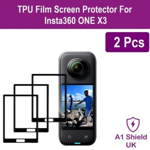 2pcs/Set Tempered Glass Anti Scratches Film Screen Protector for Insta360 ONE X3 - Picture 1 of 4