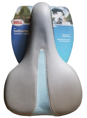 Sillín de vinilo Bell Bellisima cómodo para mujer en forma de praia paseo suave NUEVO con etiquetas Foto 1 de 4