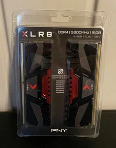 PNY XLR8 Gaming DDR4 3200MHz Desktop Memory 16GB - New - Picture 1 of 2