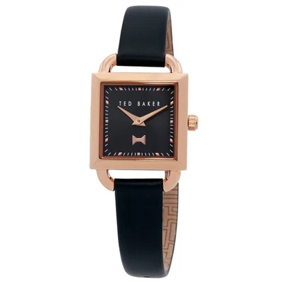 Nuevo reloj para mujer Ted Baker BKPTAS1059I Taliah arco esfera negra 24 mm Foto 1 de 3