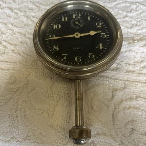 Elgin Timepiece Uhrwerk Oldtimer Auto Armaturenbrettuhr funktioniert - Bild 1 von 15