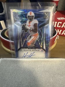 Hendon Hooker 2023 Leaf Metal Blue RC Auto 1/4