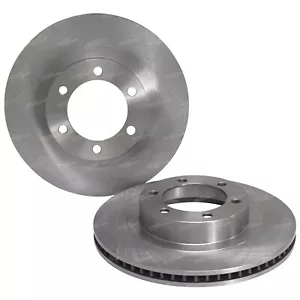 2 Front Disc Brake Rotors for Toyota Landcruiser Prado RZJ120 VZJ120 2002-2005 - Picture 1 of 1