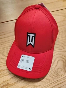 Nike Tiger Woods Legacy 91 TW Performance Flex Hat Red Size L/XL DH1344 687 Nwt - Picture 1 of 4
