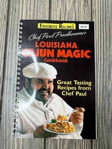 Chef Paul Prudhommes Louisiana Cajun Magic Cookbook Spiral Bound - Picture 1 of 6
