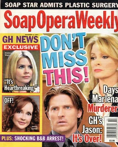 SEIFENOPER WÖCHENTLICH Magazin 11. Dezember 2007 Deidre Hall Steve Burton Kristina Wagner - Bild 1 von 3