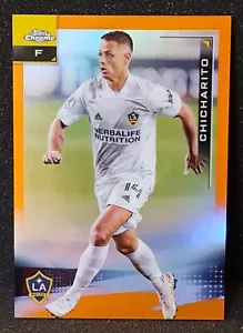 CHICHARITO 2021 TOPPS CHROME MLS #78 PHOTO IMAGE VARIATION ORANGE REFRACTOR 3/25 - Picture 1 of 2