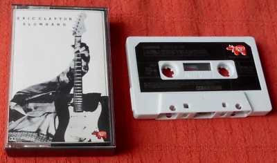 ERIC CLAPTON - CASSETTE TAPE WITH PAPER LABELS - SLOWHAND - Image 1 of 4