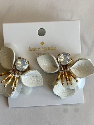 Pendientes Kate Spade Vibrant Life Cuero Distintivo NUEVO Foto 1 de 4