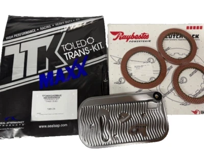 TH400 MAXX HI PERFORMANCE L/S REBUILD KIT W/STAGE ONE REDS & HIGH FLOW FILTER - Image 1 of 3