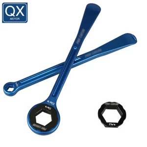 New Dirt Pit Bike Tire Spoon Wrench Tyre Remover Lever Hook For Husqvarna Yamaha - Picture 1 of 17