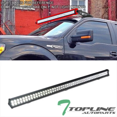 Topline For Pontiac 50" 288W CREE LED Light Bar Spot Flood Beam Work Fog Lamp - Image 1 of 2