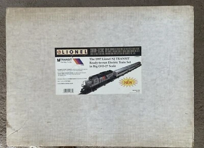 LIONEL 1997     NJ TRANSIT  SET      EMPTY BOX ONLY      NO TRAINS  #6-11833 - Image 1 of 4