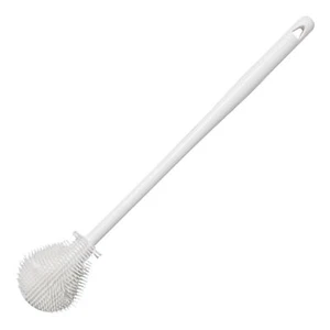 Silicone Cup Brush Cup Scrubber Glass Cleaner Kitchen Cleaning Tool Long Handle - Picture 1 of 12