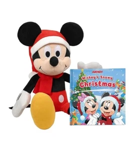 Kohls Cares Mickey”s Snowy Christmas Book And Plush Bundle Mickey Mouse New 2020 - Picture 1 of 7