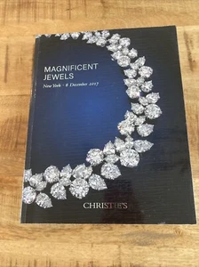 REDUCED Christie's Auction Catalog Magnificent Jewels December 2017 RARE - Picture 1 of 20