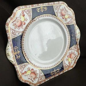 Early Antique Gold Gilded Royal Vale English Bone China Cake Plate (Circa 1913) - Picture 1 of 12