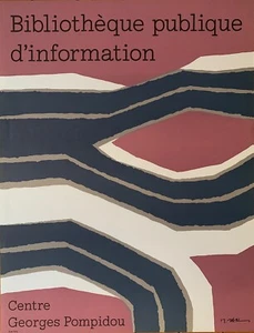 Ubac Raoul Affiche originale Lithographie art abstrait abstraction Pompidou art - Imagen 1 de 1