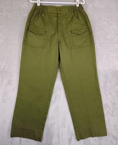 VTG Boy Scouts Pants Youth 28x29 BSA Uniform Cargo Utility Waist Union USA Made - Picture 1 of 6