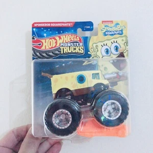Hot Wheels Monster Trucks Spongebob Squarepants Die-cast Nickelodeon Brand New - Picture 1 of 2