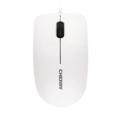 CHERRY MC 1000 Corded Mouse, Pale Grey, USB - Image 1 of 3