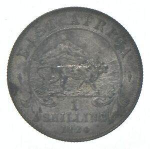 SILVER - WORLD Coin - 1924 East Africa 1 Shilling - World Silver Coin *637