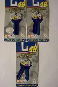 Jimmy Johnson #48 Kwikset KW1 Haus Schlüssel Rohlinge Menge 3 - Bild 1 von 1