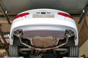 Audi S5 3.0 V6 B8/B8.5 Schalldämpfer hinten Löschrohre - Twin 3,5" Heckrohr A - Bild 1 von 5