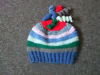 Handknitted baby's hat - lovely design