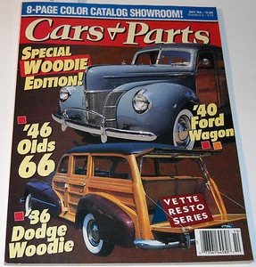Revista Cars & Parts Octubre 1994 ¡Edición Especial Woodie! Vette Resto Series - Imagen 1 de 1