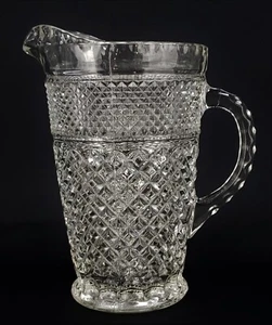 Vintage Anchor Hocking Wexford 64oz  Glass Pitcher  9½" - Picture 1 of 10