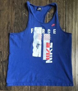 Vintage Nike Force Tank Top Sz Medium 80s Basketball - Picture 1 of 8