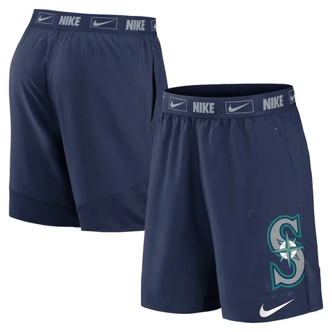 Seattle Mariners Nike Bold Express Performance Shorts - Navy Cover