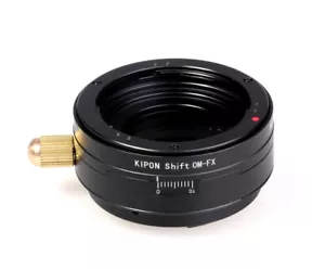 KIPON Shift Adapter for Olympus OM Lens to Fuji X Camera X-Pro1 X-E1 X-T1 X-M1 - Picture 1 of 5