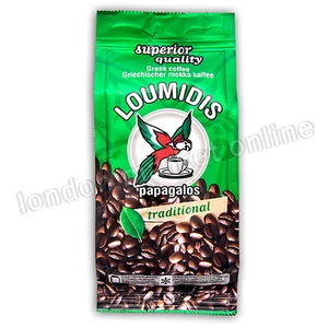 Greek Coffee Loumidis Papagalos Fine Ground Traditional from Quality Beans 96g - Picture 1 of 9