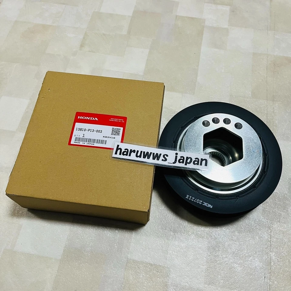 Cigüeñal polea OEM HONDA ACCORD PRELUDE 1993-2001 13810-P13-003 genuino nuevo Foto 1 de 4