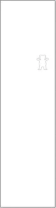 Grizzly 1-Sheet Bear Cutout(Regular) GRIPTAPE White - Picture 1 of 1