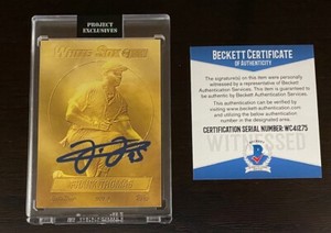 Topps Project 2020 Don C Card 73 Signed + Numbered by Frank Thomas LE 50 Beckett