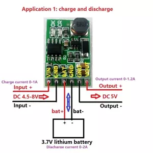 Caricabatterie scheda fai da te 5 V UPS e modulo convertitore DC step-up 3,7 V LiPo agli ioni di litio - Foto 1 di 8