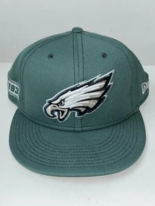 Cappellino Philadelphia Eagles 100° Anniversario Nuova Era NFL 9Forty 1933 Verde Mint - Foto 1 di 12