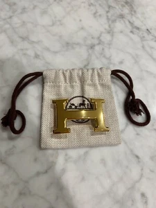 Hermes Gold Mirror Shine Belt Buckle 32mm - Picture 1 of 7