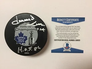 Disco de Hockey Beckett 1967 Copa Stanley 1967 Hojas de Arce Firmado por la Copa Stanley 1967 Certificado de Autenticidad c - Imagen 1 de 3