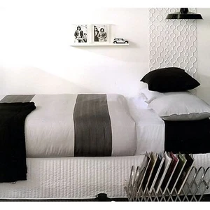 250TC JENSEN Grey Charcoal - 100% Cotton Reversible QUILT COVER Set - QUEEN KING - Picture 1 of 4