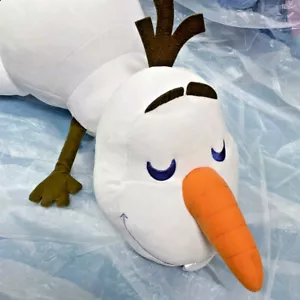 Juguete de peluche suave grande Disney Frozen Olaf Sleeping Cuddleez - Imagen 1 de 3