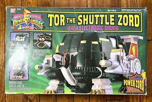 Mighty Morphin Power Rangers Tor Shuttle Zord 1994 Bandai - Complete in Box