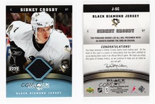 2006-07 Upper Deck Black Diamond Jersey Sidney Crosby #J-SC
