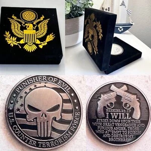 Moneda Desafío Fuerza Antiterrorista-Estados Unidos con Estuche de Terciopelo - Imagen 1 de 3