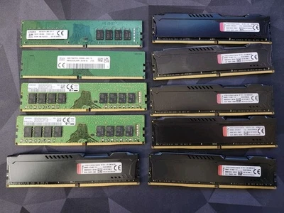 Lot Of 10 Mixed Brand 16gb DDR4 Ram - Image 1 of 4